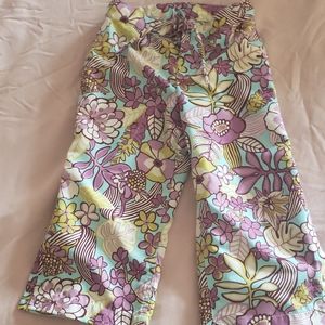 Girls Patagonia flowery waterproof Pants
